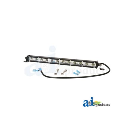 A & I Products Work Lamp Light Bar, Straight Single Row, E-Series LED, Spot, 13 0" x0" x0" A-LTB313SE